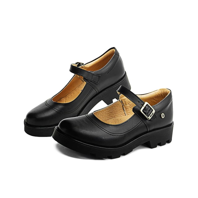 Zapato Escolar Dogi Niña Antiderrapante Casual Negro 18-26 negro 19.5