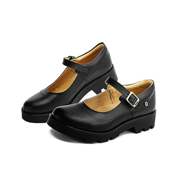 Zapato Escolar Dogi Niña Antiderrapante Casual Negro 18-26 negro 19.5