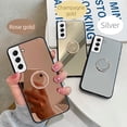 thumbnail image 5 of Compatible with Samsung Galaxy S20 Makeup Mirror Case Bling Diamond Glitter Rhinestone with Ring Holder Stand Kickstand Luxury Cute Shockproof for Girls Women Case for Samsung Galaxy S20,
Silver, 5 of 9