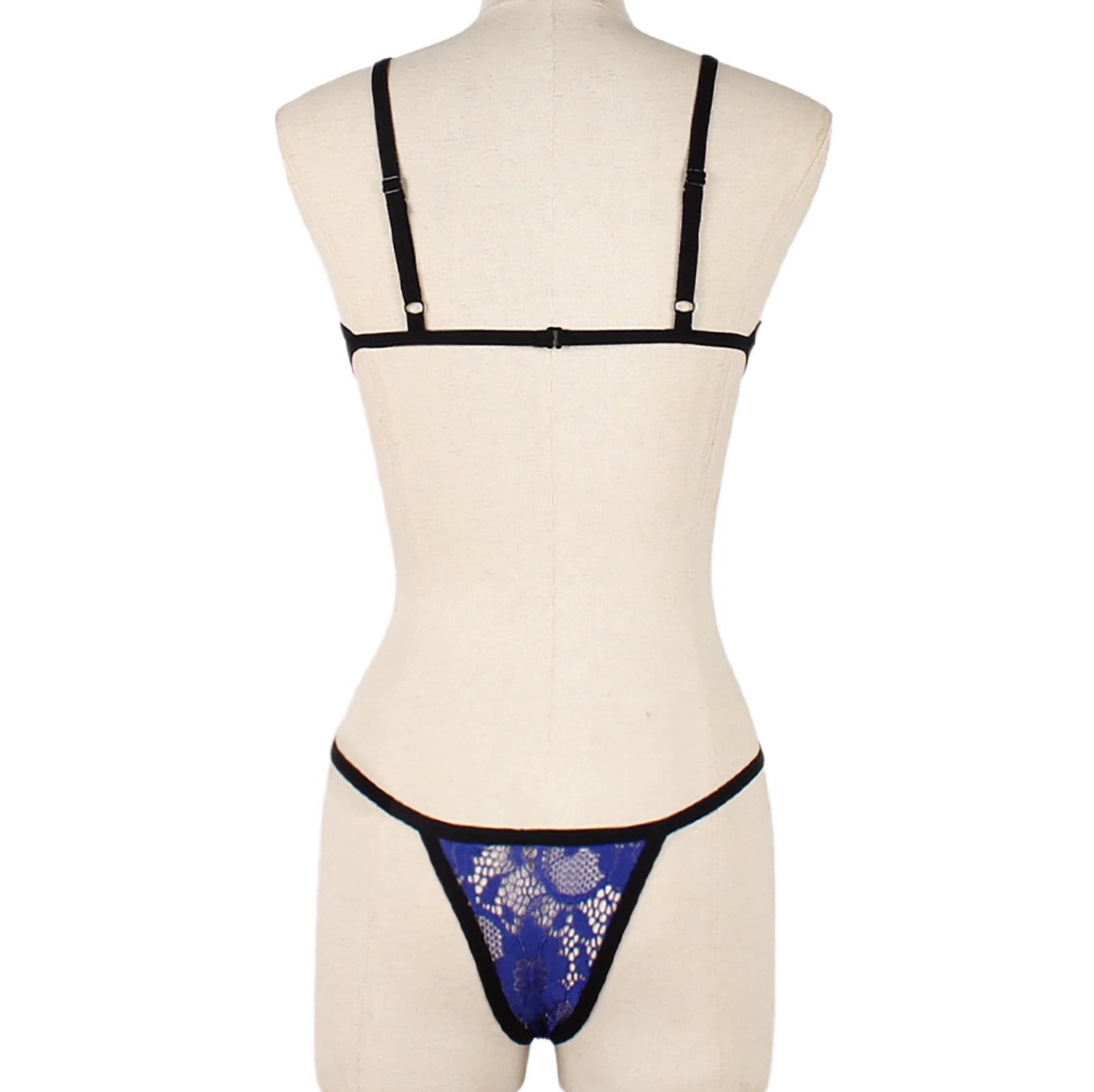 Honeeladyy Women Lingerie Corset Lace Free Wire Racy Muslin Sleepwear  Underwear Tops+Briefs sexy lingerie for women 