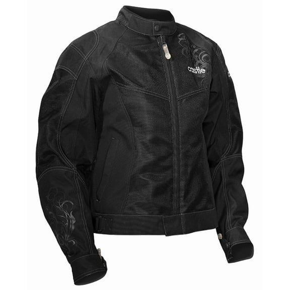 Castle Desire Womens Motorcycle Jacket Black XL