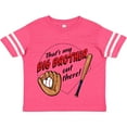 thumbnail image 3 of Inktastic That's My Big Brother out There Baseball Boys or Girls Toddler T-Shirt, 3 of 5