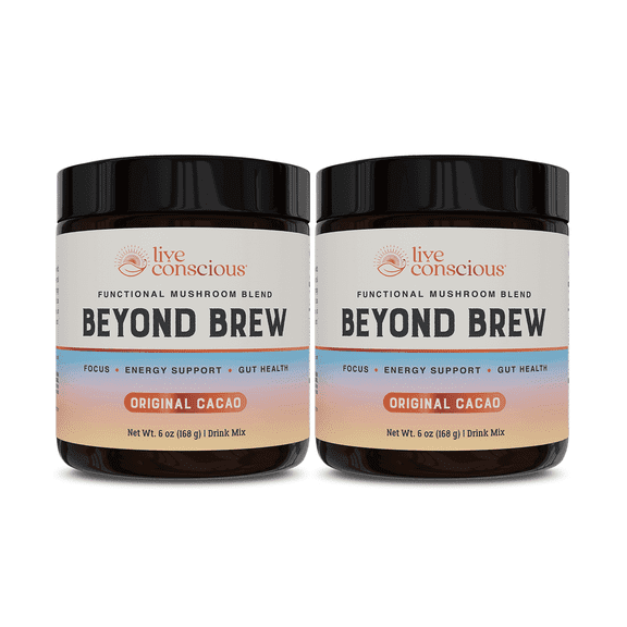 Live Conscious Beyond Brew Mushroom Superfood Coffee Alternative, 30 Servings