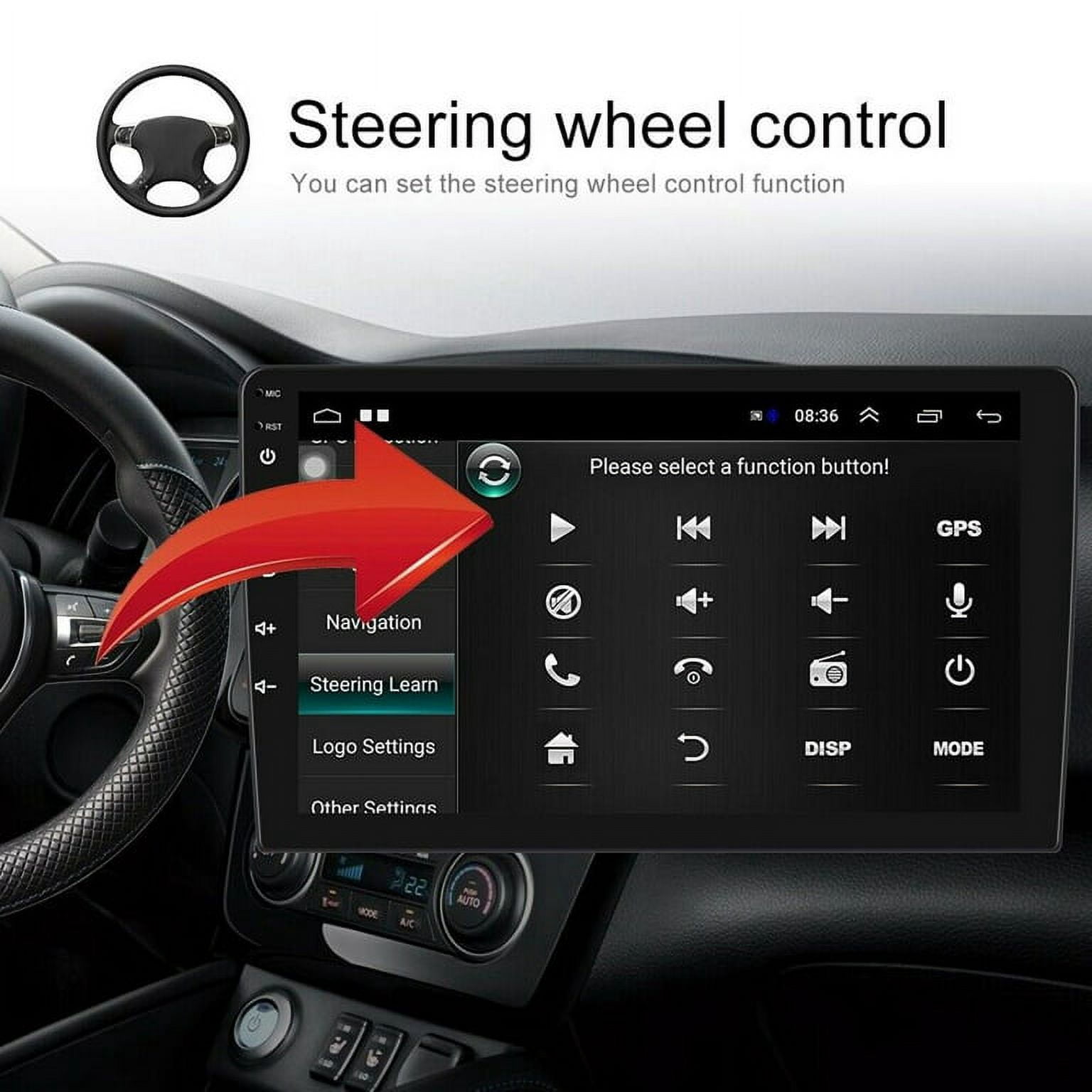 Android 13 Car Stereo Radio Fit for Hyundai Sonata 2015 2016 2017, 9" Touchscreen Multimedia Video Player with Wireless Carplay, Android Auto, GPS Navigation, BT, AHD Camera, 2+32G