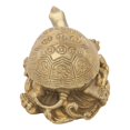 thumbnail image 4 of Brass Tortoise Statue Desk Home Indoor Outdoor Decorative Collectible Gifts Craft, 4 of 5