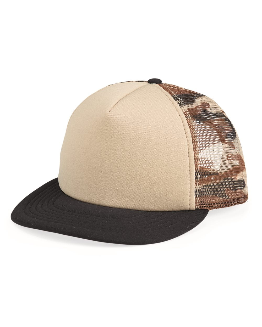 Mega Cap - Foam Front Flat Bill Trucker 