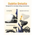 thumbnail image 6 of Actbest Core 2.0 26" Electric Bike for Adults, 500W Motor, 48V 10.4Ah, 500Wh Removable Battery, Cadence Sensor, Front Suspension,Lightweight Ebike, 7-Speed, Cruiser Ebike for Woman, 6 of 6