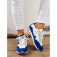 thumbnail image 4 of Sporty Sneakers For Women, Two Tone Lace-up Front Running Shoes, 4 of 5