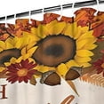 thumbnail image 3 of Fall Rustic Autumn Farm Pumpkins Shower Curtains,Washable Bathtub Curtains with Hooks Friendly Polyester Fabric Curtains for Halloween Thansgiving Christmas Hotel Dorm, 3 of 5