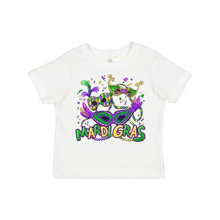 

Inktastic Mardi Gras Masks and Beads Boys or Girls Toddler T-Shirt