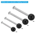 thumbnail image 4 of Uxcell M4x0.7 Ball Nuts Knob, 30 Pack Steel Drilling Ball Caps Blind Hole Handle Nut, 9mm Black, 4 of 6