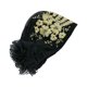 thumbnail image 2 of Gorro musulmán con hiyab para mujer, bandana transpirable para la caída del cabello Negro, 2 of 9