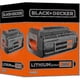 thumbnail image 3 of Applies To 36v 2ah Lithium Battery, Compatible With All Black+decker 36v Tools, No Memory Effect, Low Self-discharge, Practical, Compact And Versatile, 3 of 3