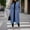 Blue, variant on Long Coats for Women Wool Fall Winter Trench Coat Peacoat Double Breasted Blazer Jackets Overcoat with Pockets Black XL