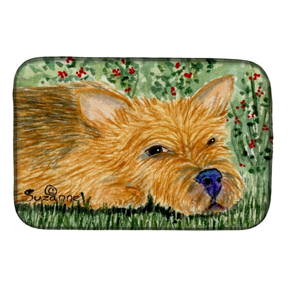 Norwich Terrier Dish Drying Mat