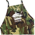 thumbnail image 2 of ApronMen, Funny Aprons For Men - Simmer Down - 100% Cotton with Pockets - Green Camo, 2 of 6