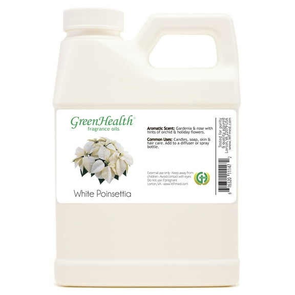 White Poinsettia Fragrance Oil - 16 fl oz - White Plastic Jug w/ Cap