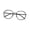 Black, variant on 1 Pack Blue Light Blocking Glasses, Irregular Round Metal Frame Computer Eyewear, Anti-Eyestrain Fashion Glasses for Digital Screens and Office Use, (Black)