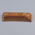thumbnail image 1 of de diente ancho de sándalo shamjiam Peine de madera antiestático, 1 of 9
