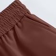 thumbnail image 5 of Men's Lightweight Cargo Pants Solid Color Straight Leg Casual Sports Hiking Pants With Multi Pockets Elastic Waist Casual Loose Jogger Trousers, 5 of 9