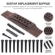 thumbnail image 4 of Juego de clavijas para cejuela de puente de guitarra de 12 cuerdas, accesorio compacto profesional de repuesto de palisandro, instrumento musical, 4 of 9