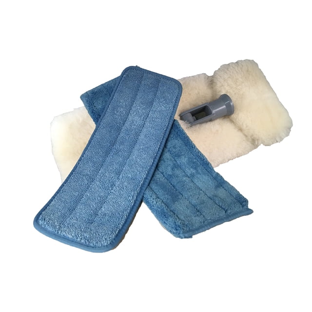 Kit de Lavado Mary Moppins 13" de Lana de Cordero Pura para RV