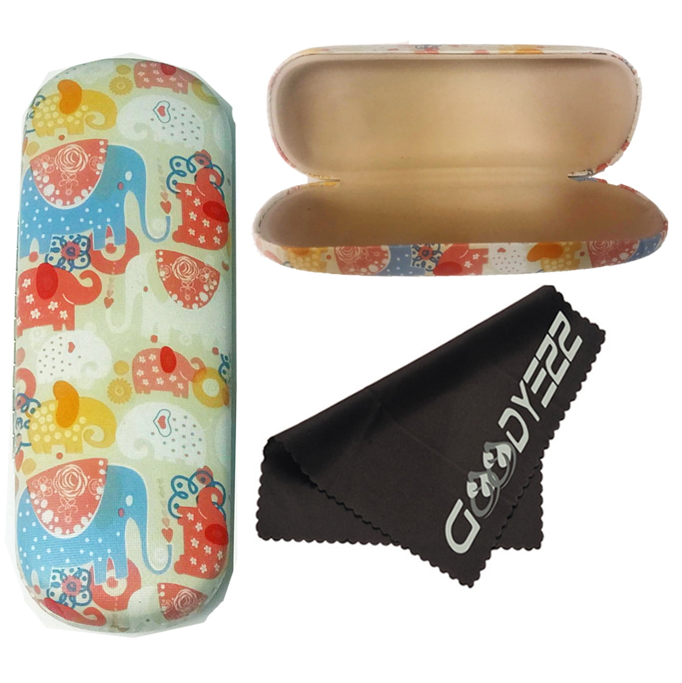 Clamshell Hard Shell Glasses Case Durable Protective Holder for