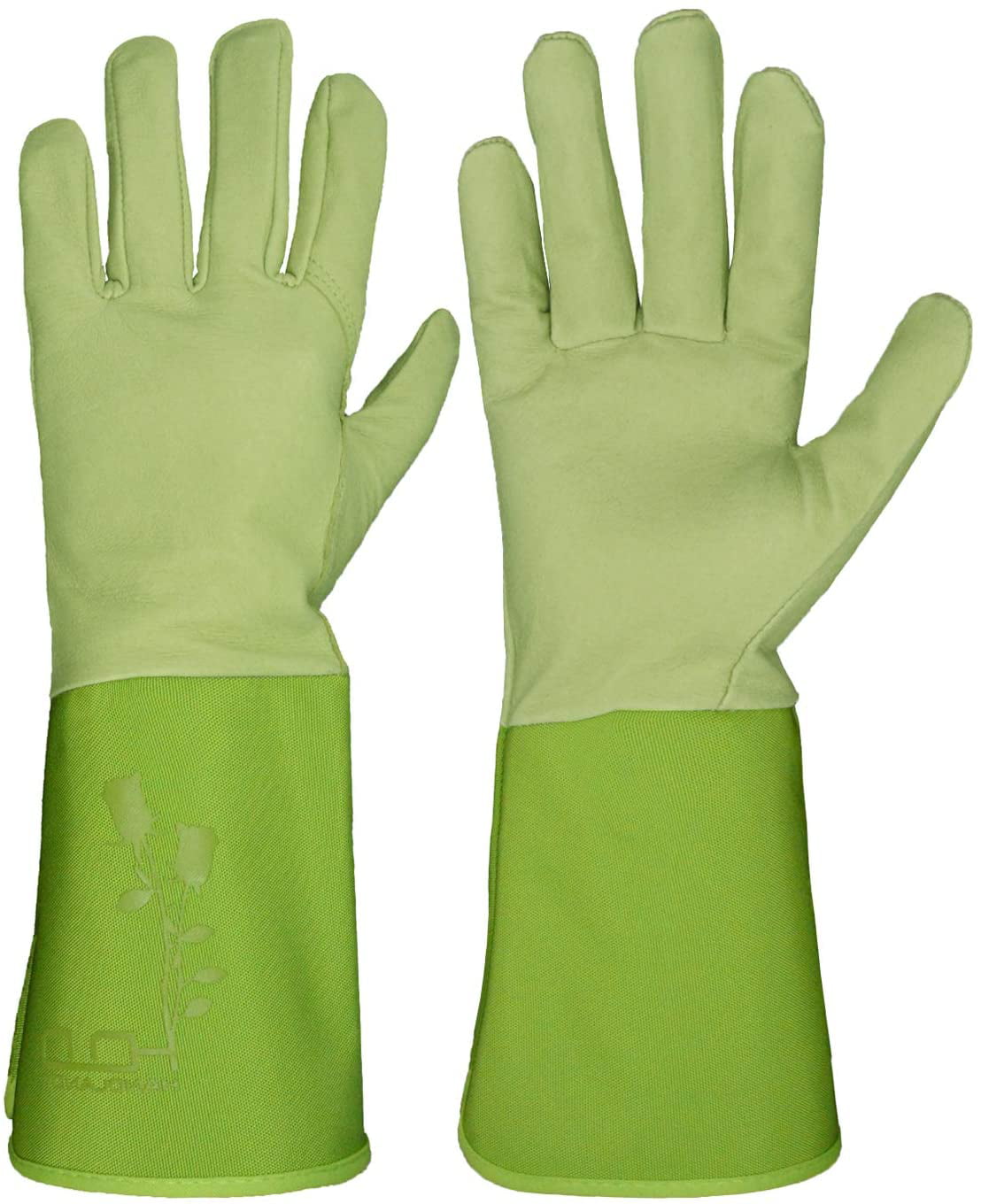 Pigskin Leather Gardening Gloves Rose Pruning Long Cuff Thornproof Work Gloves 