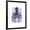 Black Frame, variant on Art.com Blue Octopus 3 Art Print by Fab Funky, Brown Frame Wall Art, 32" x 40"
