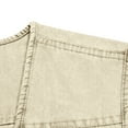 thumbnail image 5 of Kalauyu Men's Fishing Vest Utility Safari Travel Vest with Pockets Outdoor Work Photo Cargo Fly Summer Vest, 5 of 8