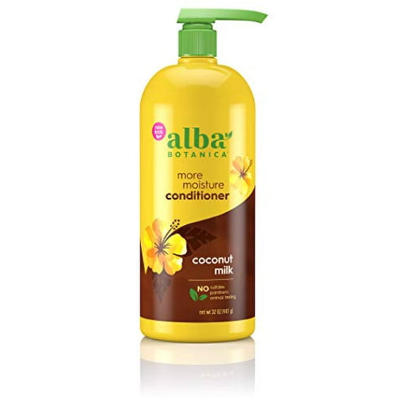 Alba Botanica Drink It Up Coconut Milk Hawaiian Conditioner, 32 oz.