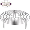 thumbnail image 2 of Miangastore Stainless Steel Steamer Rack Multifunctional Round Cooling Rack for Steaming Cooking and Baking, 2 of 9