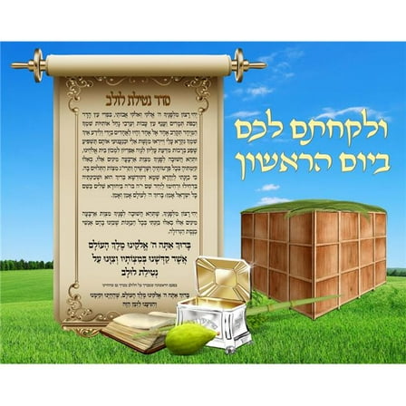 Sukkah Sign - Birchas Lulav