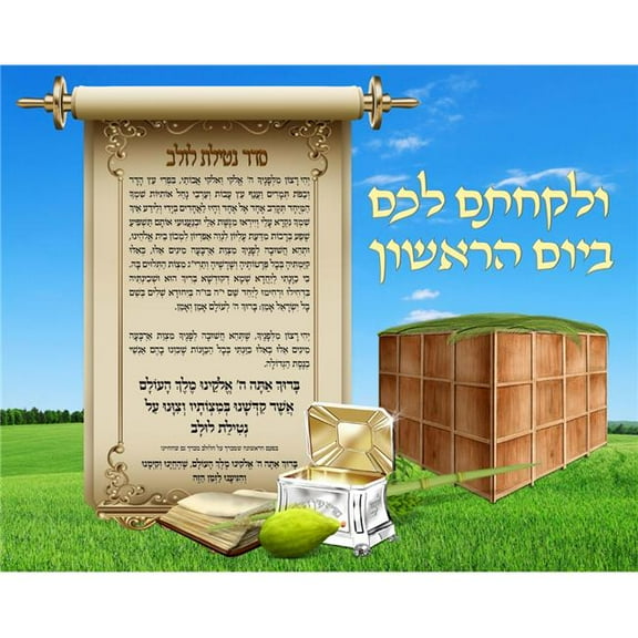 Sukkah Sign - Birchas Lulav