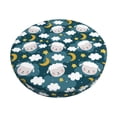thumbnail image 2 of Lsque Sweet Dream Lamb Round Bar chair cushion covers Velvet Fabric Premium Comfort Protects from Scratches and Stains for 14-17 Inch Chair- 14 inch, 2 of 7