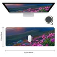 thumbnail image 2 of nygtbtfer Mouse Pad,Nature Purple Flowers Meadow Mountain Computer Mouse Pads Desk Accessories Non-Slip Rubber Base,Mousepad for Laptop Mouse 31.5x11.8 in, 2 of 6