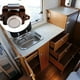 thumbnail image 2 of Cerradura para muebles con acabado en níquel mate para gabinetes de yates, cerradura para cajón de barco, cerradura con botón pulsador de fácil instalación, combinación de manija y cerradura adecuada, 2 of 5