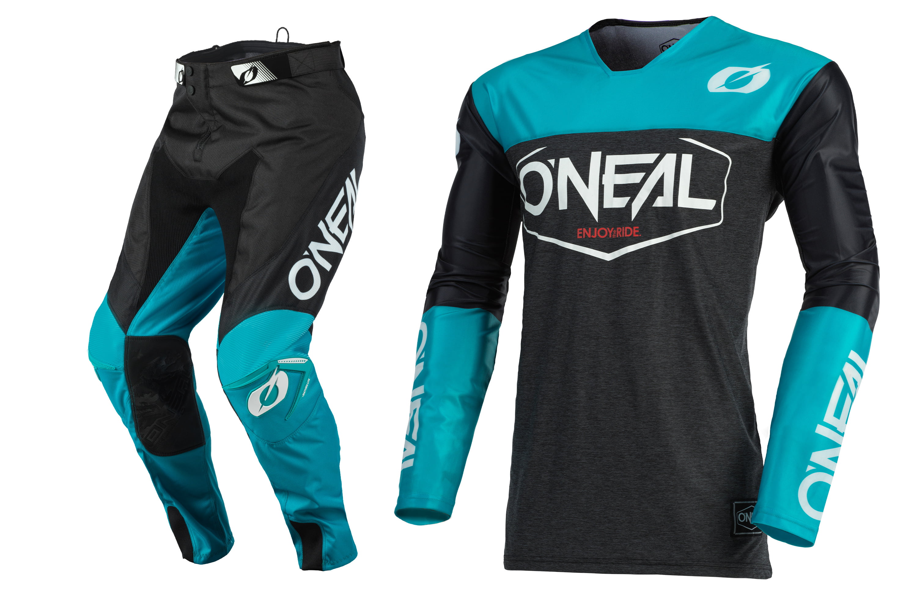 ONeal Element Camo 2022 Motocross Suit Teal MX Off Road Jersey Pants Kit 