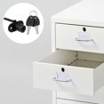 thumbnail image 2 of 2Pcs Office Desk Lock Central Lock Office Furniture Drawer Lock Random Key Style, 2 of 4