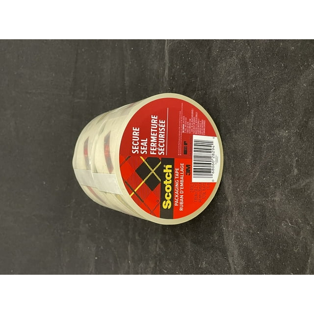 Scotch Secure Seal, 1,88 po x 38,2 vg, 2 rouleaux