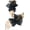 Style-10, variant on VZQI 2PCS Ruffle Tulle Wrist Cuffs, Black White Lace Mesh Cuff for Women, Elegant Gothic Wristbands for Wedding, Halloween, Cosplay
