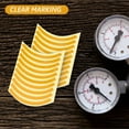 thumbnail image 1 of Raindrops 60pcs Waterproof Reflective Pressure Gauge Stickers Compliance Marking for Industrial Workers, 1 of 6