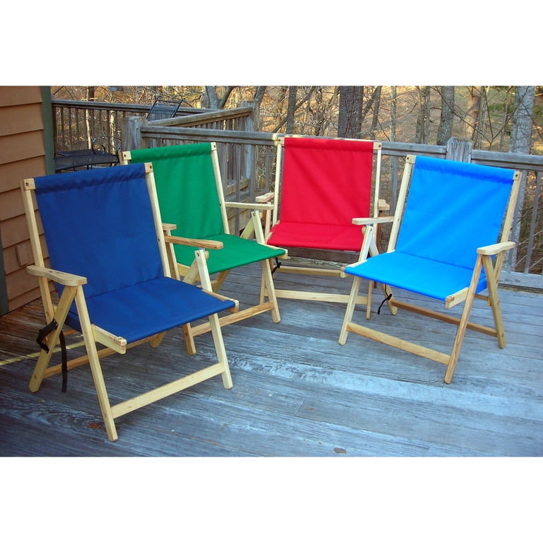 Blue Ridge Chair Works XLDC10WN XL Deck Chair - Navy - Walmart.com