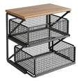 thumbnail image 2 of Organizador de café Estante de encimera de cocina Decoración Soporte de exhibición Accesorios espaciosos Negro L, 2 of 9