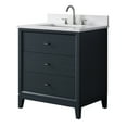 thumbnail image 5 of Vanity Art 30" Bathroom Vanity with Sink and Engineered Marble Top, Freestanding Storage Cabinet with 2 Drawers and 1 Flip Down Tray, 5 of 9