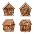 thumbnail image 5 of Clearance Gunhay Christmas Wooden House 3D Rhinestone Diamond Art DIY Kit, Christmas Pearl Beads Art Craft for Adults Beginner, Gemstone Diamond Dots Beads, Healing Stress-Relieving Gift, Style H, 5 of 7