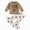 H154-Coffee, variant on TOWED22 Infant Newborn Toddler Girl Fall Winter Outfits Long Sleeve Crewneck Graphic Top and Elastic Waist Pants 2 Piece Clothing Set(Coffee,12-18 M)