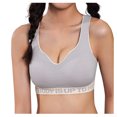 thumbnail image 4 of Sngxgn Women's Full Support High Impact Lightly Lined Underwire Sports Bra(Grey,L), 4 of 6