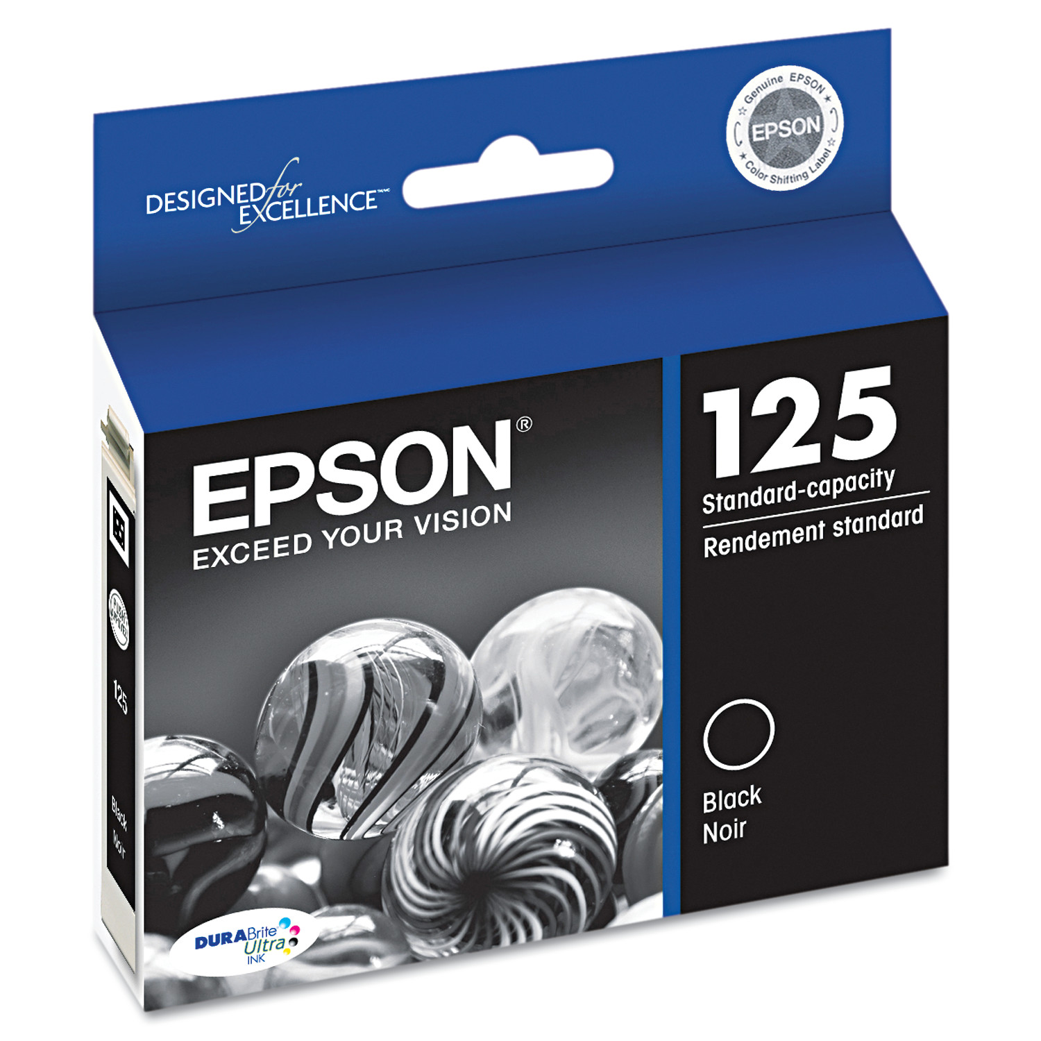 Epson 125 Standard Capacity Black Ink Cartridge Walmart Com Walmart Com