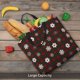 thumbnail image 5 of Fotbe Plaid Snowflakes Festive Bolsa Tote con Estampado para Mujer, Bolsos con Cremallera, Bolsa de Hombro Casual de Gran Capacidad con Bolsillos Internos, 5 of 7